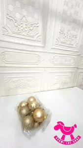 GOLD SERIES HIASAN NATAL AKSESORIS BOLA NATAL HIASAN DEKORASI ORNAMEN