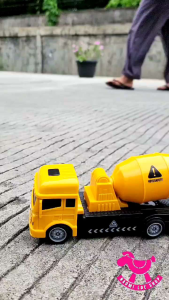 Mainan Anak Edukatif Konstruksi: Truk Excavator & Mobil Mixer Teknik RC