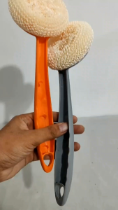 OmniMerchDepot steel wool ball household dishwashing brush no scratch Pot brush with handle no Thread drop off cleaning tool bamboo fiber pot scrubber dishwashing tool removal cleaning ball