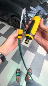 【Ideashop】Aquaforce High Pressure Water Gun - Adjustable Metal Spray Gun  for Home & Car Wash Jet Sprinkler Hose Nozzle