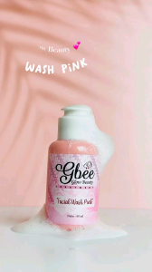 FACIAL WASH PINK GBEE GLOW BEAUTY//CUCI MUKA