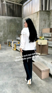 Blouse Rafella Kekinian Polo Linen Premium Kemeja Wanita Terbaru