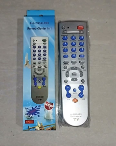 Remot Remote Tv CRT LCD LED Multi Universal Merek HJ 133E + Led Senter