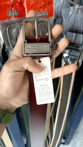 [ 100% ORIGINAL] BISA COD Ikat pinggang kulit pria gesper pria impor tali pengikat pinggang jarum REAL PICTURE