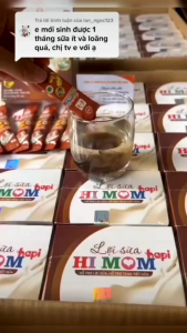 Tặng Thú bông Trị giá 60k siu cưng_Lợi Sữa Himom chính hãng1hộp 30gói sữa mẹ về nhiềunhiều chất dinh dưỡng sánh đặc thơm mát sau sinh bé sơ sinh đẩy nhanh sản dịch mẹ phục hồi sức khỏebụ bẫm xổ sữa hấp thu tốt Hapi Việt Nam con Háu ti