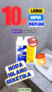 Sonic Toilet Cleaner Pembersih Kerak Noda Toilet Kloset Keramik Setanless Syower Kran WC Westafel Bowel peralatan dapur rumahtangga Antibakerial