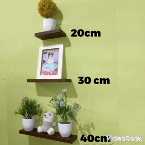 Rak Dinding Ambalan - Lebar 45cm Tinggi 60cm, Praktis untuk Penyimpanan (TERBARU)