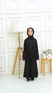 ZAHIYA ABAYA KIDS SERIES ABAYA HITAM ANAK TERBARU