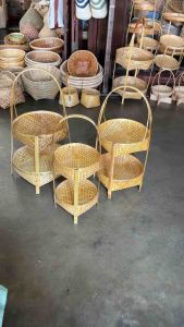 ชั้น ตะกร้า ชั้นวางผลไม้ ขนม อาหาร ใส่หอม กระเทียม วางขวดกระปุก เครื่องเคียงได้