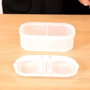 KTK24 Kotak Penyimpanan Dapur Kompartemen Ganda