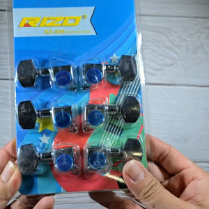 ลูกบิดกีตาร์โปร่ง Acouastic Guitar Machine Head Model: RIZO RG-006 1 ชุด 6 ตัว