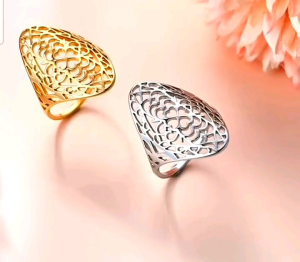 NHẪN TITAN TIM KIỂU - TITAN CHUẨN LOẠI 1 KO ĐEN KO GỈ