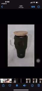 大容量玻璃杯高颜值新款32oz玻璃吸管杯高硼硅汽车杯带手柄冰霸杯