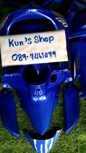 ชุดสี110inewปี2011-2018สีน้ำเงินชิ้นงานสนิทเปลือกงานABS มี15ชิ้น