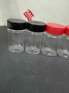 1pc Spice Powder Bottle PET Plastic 130ml 150ml