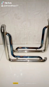 Handle Pintu Variasi Truk Canter Ragasa Dyna Pickup L300 Grenmax dll Motif Pelangi Bahan Stainless Steel Anti Karat