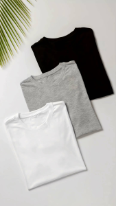 Kaos dalam Casual 4pcs - Bahan lembut anti gerah dan tahan lama