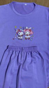 Baju Setelan Anak Kuromi Melody / Setelan Anak Sanrio / Setelan Anak Perempuan Viral