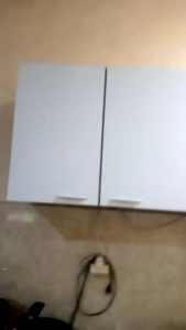 Lemari gantung kitchen set minimalis KSA LONG Rak Dinding Atas Dapur 3 Pintu