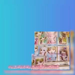 CERMIN LIPAT 3D PLUS SISIR / KACA MAKEUP LIPAT 3 DIMENSI / CERMIN KARAKTER / KCC-872830