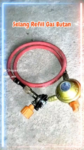 Refil Isi Ulang Gas Kaleng Portabel Freon AC Selang Manifold