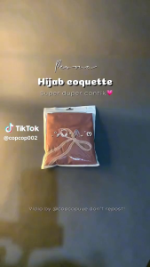 HIJAB SEGIEMPAT TASSEL COQUETTE PITA // JILBAB PARIS TASSEL PITA BORDIR SWAROZKY