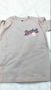 Baju Kaos Distro Baseball Angka Gambar Depan Belakang Anak Laki Laki Perempuan usia 1-10 tahun Katun 30s