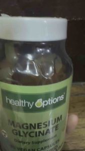 Healthy Options Magnesium Glycinate 90 Vegan Capsules helps give good sleep