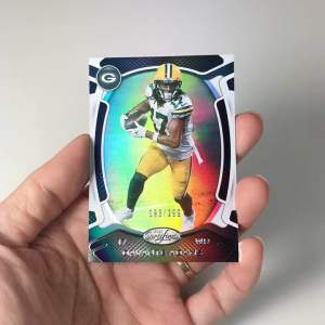 DAVANTE ADAMS #193/299 🧀 การ์ดสะสมอเมริกันฟุตบอล NFL 🏈 CERTIFIED MIRROR 🇺🇸 Green Bay Packers 🏈