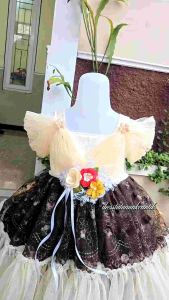 dress anak perempuan dress tutu sultan cantik dan gemas