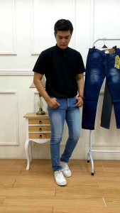 PROMO CELANA JEANS PRIA 27-38 Bahan Bagus Ufc Venum Mma Pantai Gym