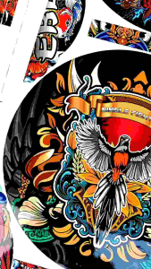 Stiker Sangkar Murai Decal Sangkar Bebas Design Tambah Logo Tulisan Gambar
