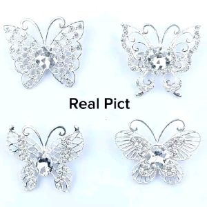 Bros / Hijab / Jilbab / Kebaya / Blazer / Bros Premium / Aksesoris Elegan / Kupu-kupu 6 Model