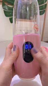 Máy Xay Sinh Tố Juicer 300ML Cầm Tay 6 Lưỡi 2 cối Sử Dụng Pin Sạc Cổng USB Siêu Tiện Lợi