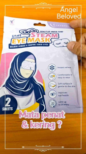 GO GO Steam Eye Mask Relieve Stress Soothe Tired Eye Patch Topeng Mata