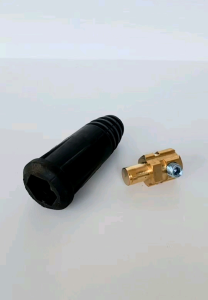 Konektor Kabel Las Male Panel Socket Besar 50 - 70 Mesin Travo Las