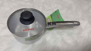 [HCM]Nồi nhôm KIM HẰNG khấy bột nắp kiếng cường lực size 16