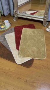 COD Solid color foot mat absorbent non-slip mat for bathroom Door mat Kitchen dust mat is machine washable