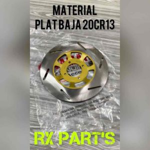 Piringan Cakram Depan / Disc Front Brake RX KING MASTER  RX KING COBRA  RX Z  RX K Bahan Material Baja 20cr13 Anti Karat