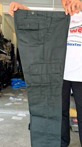 กางเกงขายาวรด* บวกเพิ่ม1ไซส์#งานพร้อมส่ง#ผ้าก้างปลา#สีเขียว