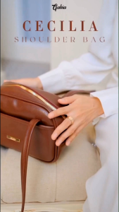 GFR - Cecilia bag By Gabia: Tas Bahu Wanita Simpel Stayhlis Kekinian Bahan Kulit Sintetis