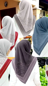 kerudung segi empat motif serries helena laserrcute voal premium