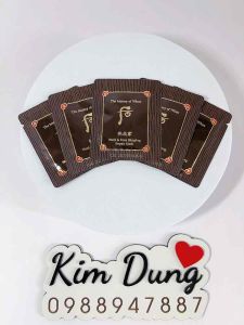 Gói Sample Mặt Nạ Ngủ Whoo Nâng Cơ Săn Chắc Giảm Nếp Nhăn Cho Mặt Và Cổ Gongjinhyang Neck & Face Sleeping Repair 25ml