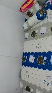 sprei motif Brio karakter anak bunga set 2 sarung bantal 1 sarung guling bahan katun halus lembut adem tidak mudah pudar