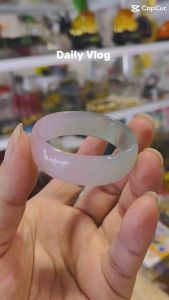 Vòng tay đá Mã Não Hồng xanh phong cách trẻ trung cho bé gái.