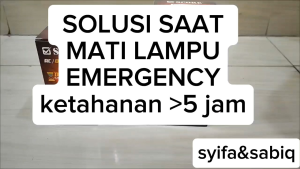 BOHLAM LED / EMERGENCY LED / LAMPU DARURAT SCORE WIZARD 9W-18W