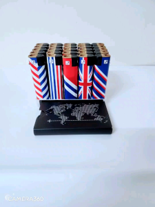 Four Xi Fx 199 Strip Designs Windproof Lighter (random)