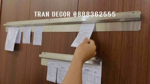 Thanh kẹp bill order oder hóa đơn bằng inox đủ size 30cm đến 120cm