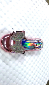 Dép Guốc Elsa Dạ Quang Nơ Xoàn Dễ Thương Cho Bé