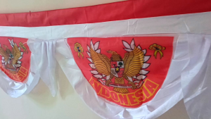 Bendera background padi kapal p. 45m/9m